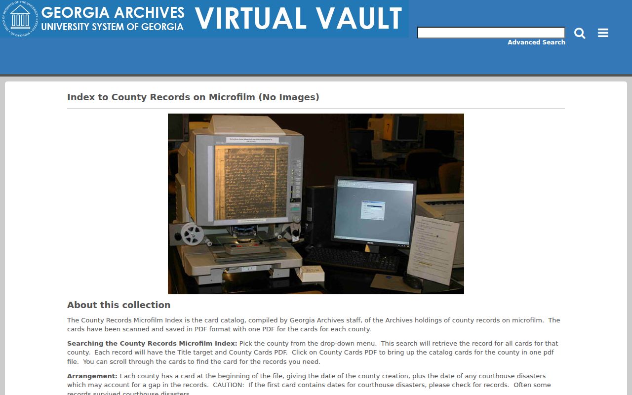 Georgia Archives county microfilm catalog for Newnan previous residents